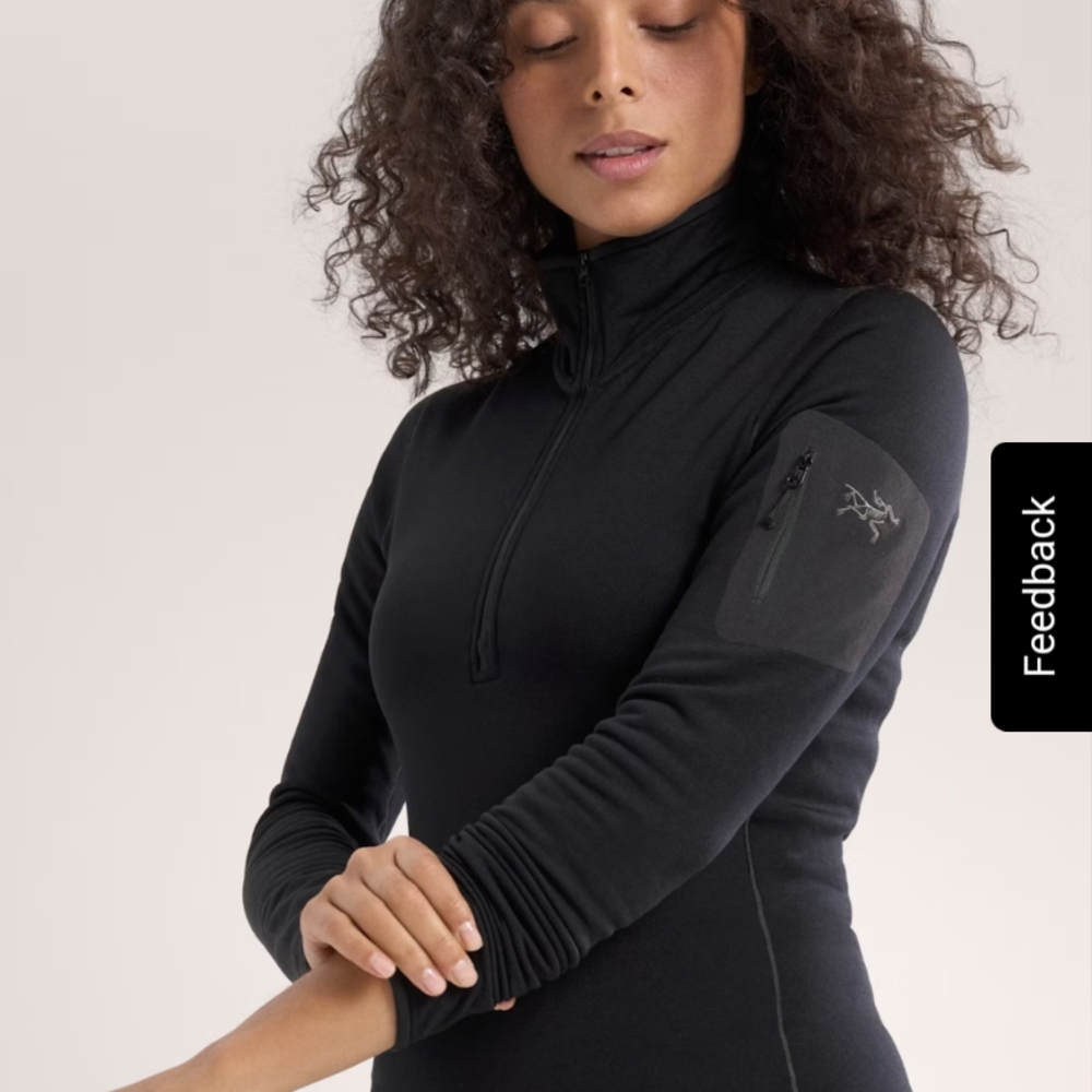 Arc'teryx Black Quarter-Zip Pullover